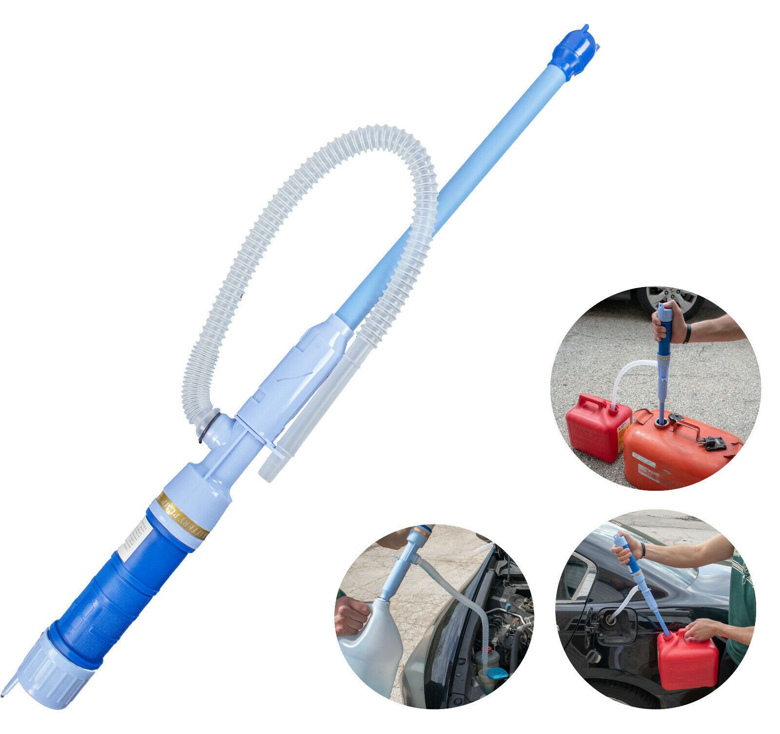 PowerFlow Auto Pump - Battery-Powered Liquid Transfer Tool for Cars & Outdoors