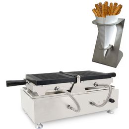 Électrique Long Fries Gaufrier Machine Long Bâtons Torsion Forme Gaufre Cuisson Machine Frites Maker