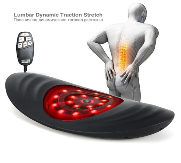 Dispositivo de tracción lumbar eléctrico Masajeador de espalda Masaje de vibración Soporte de columna lumbar Cintura fatiga de cintura T1911168490636