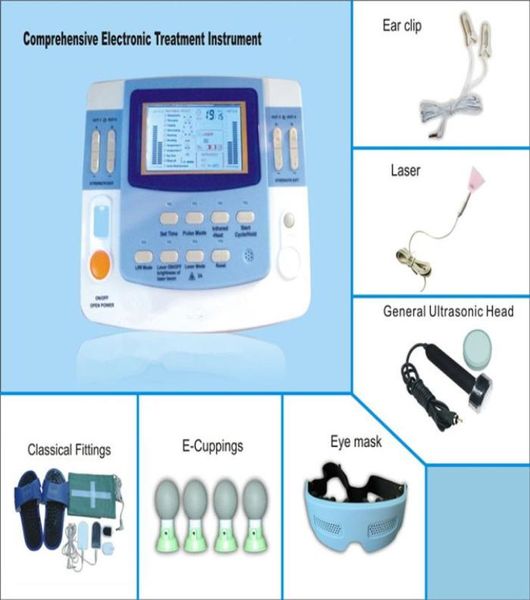 Dispositivo de fisioterapia magnético eléctrico máquina de terapia de ultrasonido con estimulación de pulso EAF291983077