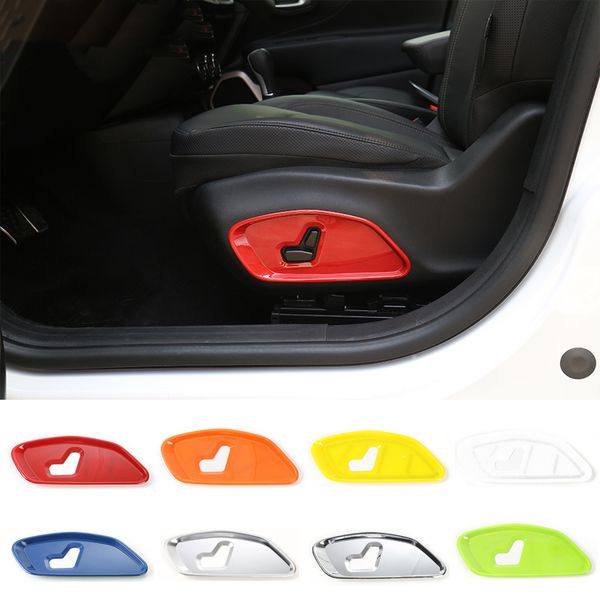 Panel de decoración de cubierta de asiento inteligente de conducción principal ABS para Jeep Renegade 2016 2017 2018 accesorios interiores