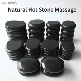 Masseurs électriques 1 PC Massage aux pierres chaudes naturelles SPA roches pierre de basalte soulager le stress douleur au dos thérapie pierre soins de santé outils de Massage HealthL231220