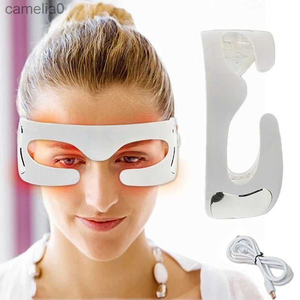 Masajeadores eléctricos LED eléctrico Masaje caliente Masajeador de ojos Antiarrugas Antienvejecimiento Dispositivos de belleza para ojos Dispositivo de masaje recargable Herramienta de belleza para ojos NewL231220