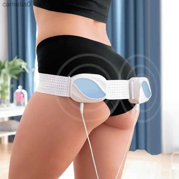 Masajeadores eléctricos Mini multifuncional Equipo de fitness inteligente Masaje de vibración ajustable Cinturón de adelgazamiento para glúteos Vientre Quemador de grasa Body SculptingL231220