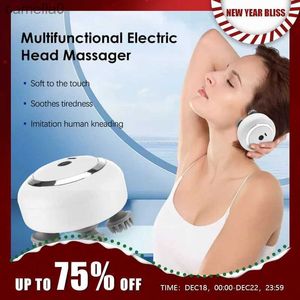 Electric massagers Multi Claw Head Massager Electric Relaxation Shoulder Leg Arm Neck Deep Tissue Head Scalp Kneading VibratorL231220