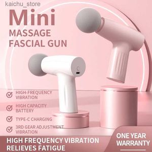 Massageurs électriques Muscle Mini masseur pistolet tissu profond Massage Handheld Gun Therapy Gun Fascia Gun Massage Gun Y240425