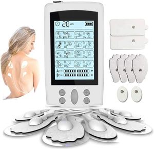 Masseurs électriques Pulse Acupuncture Massage Therapy pour le dos Masseur de cou Soins de santé Relaxation complète du corps Électronique Tens EMS Stimulation musculaire