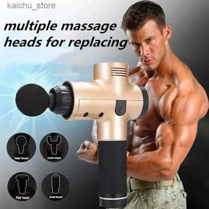 Massageurs électriques Fascia Universal Gun Massage Head Silicone Massage Gun Set Body relaxation Fascia Massage Gun Remplacement Silicone Head Y240425