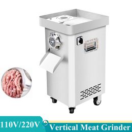 Elektrisch vlees Chopper varkensvleesvissen Vleesmolenmachine Verticale worst vulling Stuffer Vleesvlees Mincer 2200W