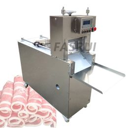Elektrische vleesnijder Automatische CNC Double Cut Mutton Rolls Machine Rundvlees Lamb Roll Snijmachine Voedselverwerker