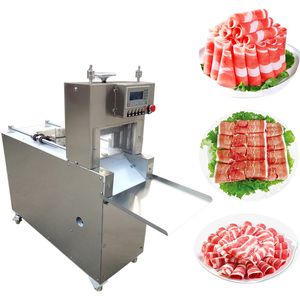 Elektrische vleesnijder Automatische CNC Single Cut Mutton Roll Machine Rundvlees Lamb Slicer Machine Keukengereedschap