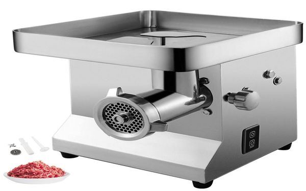 Picadora de carne eléctrica, máquina picadora de 850W, embutidor de salchichas comercial de 200KGH para restaurantes, supermercados de pescado y carne 8116810