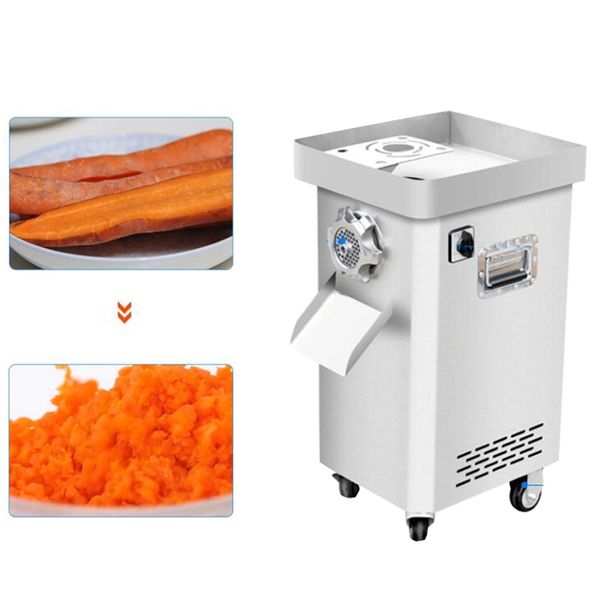 Picadoras de carne eléctricas, molinillo de alimentos corporal de acero inoxidable, electrodoméstico de cocina, máquina embutidora de carne vertical para salchichas