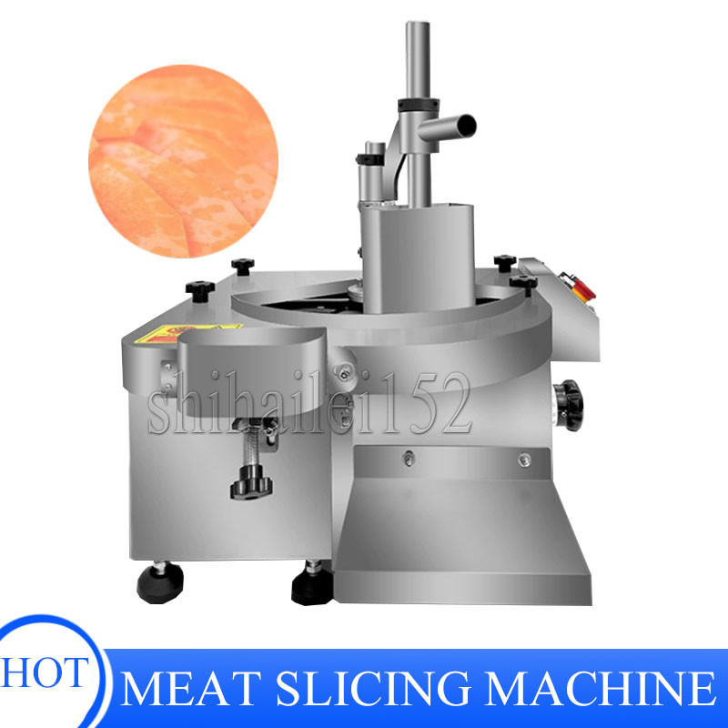 Slicer de carne elétrica multifuncional roll slicer comercial automática carne de carne fresca plana de carne fresca