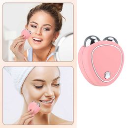 Électrique Microcurrent Face Lift Massager Roller EMS Machine De Levage Du Visage Dispositif Peau Rides Remover Massage À Haute Fréquence 230222