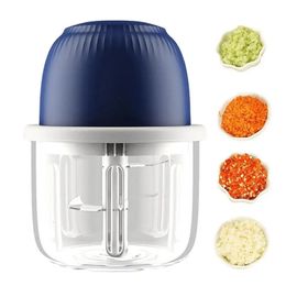 Mini hachoir électrique hachoir à ail broyeur à oignon Rechargeable légumes Chili coupe-viande accessoires de cuisine ménagers 240129