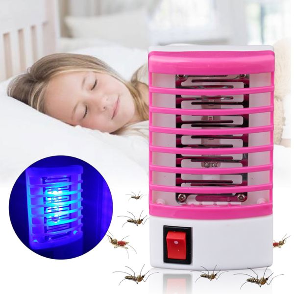 Électrique Mini Lampe Moustique US EU Prise LED Insecte Répulsif Moustique Tuer Mouche Insecte Piège Tueur Veilleuse Lumière