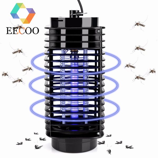 Électrique Mosquito Insect Killer Lampe Led Photocatalyseur Piège À Mouche Bug Insecte Tueur Piège Lampe Anti Moustique Répulsif UE US Plug Y200106