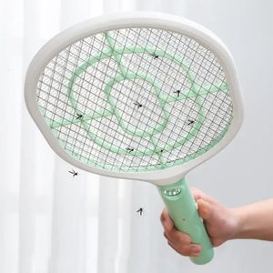 Mosquito tueur électrique USB RECHARGable Mosquito Killer Lamp Fly Swatter Trap avec UV Light Bug Zapper 3000V InsecT Repellent 240514