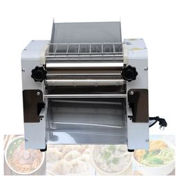 Máquina eléctrica para prensar la piel de dumplings y fideos, Fabricante de fideos de acero inoxidable, máquina cortadora de prensado de masa con rodillo de espagueti, 220V