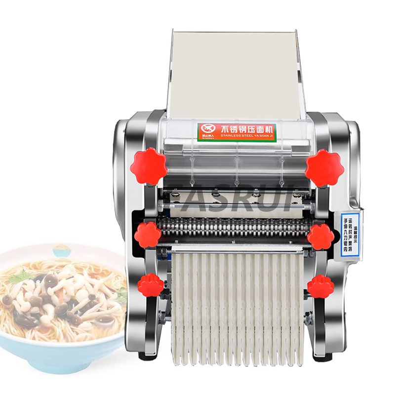  Elektrikli Erişte Makinesi Tek Bıçak Börek Noodle Basın Yapma Makinesi Spagetti Rulo Hamur Baskı Kesici Üretici 220 V