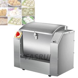 Electric Noodles Press Machine Dough Roller Rvs Desktop Pasta Dumpling Maker Commerciële Kneading Noodle Fabrikant