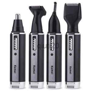 Keme 4in1 Rechargeable Tondeuse Nez Pour Hommes Femmes Visage Corps Cheveux Barbe Sourcils Trimer Oreille Nettoyant Coupe Nez Cheveux Rasoir Ensemble x0731