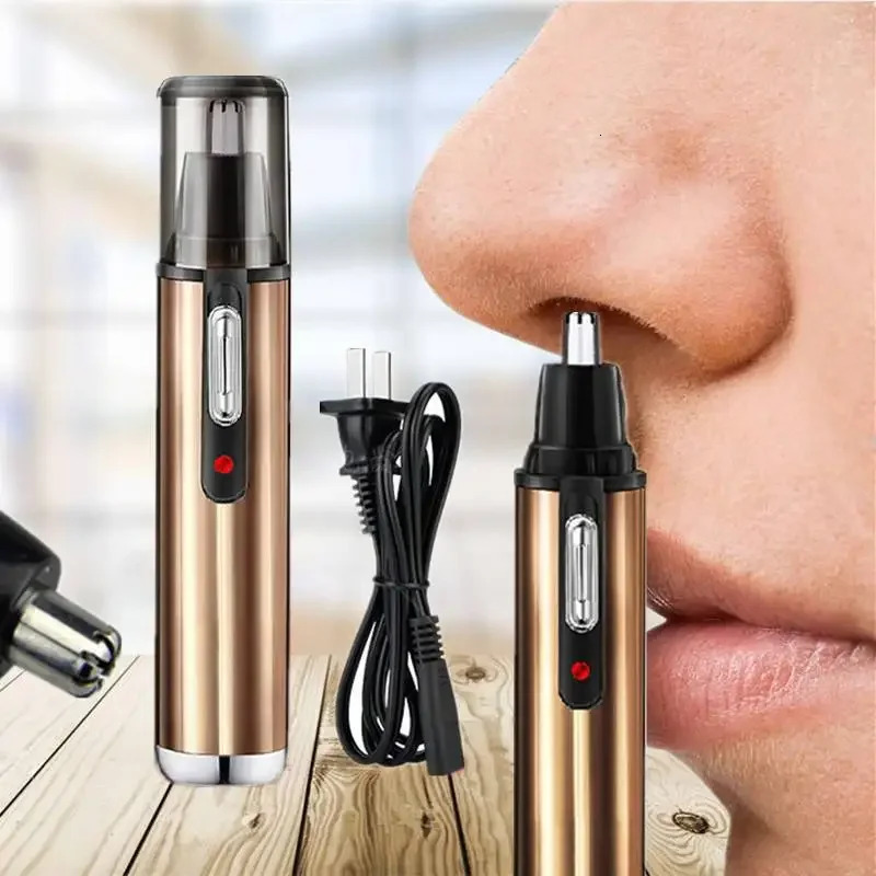 Electric Nose Hair Trimmer Nose Hair Razor Men Cleaning Trimmer Men Women Ear Neck Eyebrow Tool Nose Hair Trimmer Care 231227