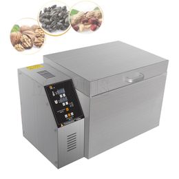 Elektrische noten koffiebonenbrander commerciële multifunctionele braadmachine met timer pinda gedroogd fruit voedsel drogen 220v