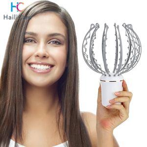 Elektrische Octopus Klauw Hoofdhuid Massager Stress Relief Therapeutische Head Scratcher Relief Haarstimulatie Handsfree Oplaadbaar 240320