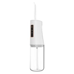 Elektrische orale irrigator 230 ml Water Flosser draagbare USB oplaadbare tandheelkundige waterstraalwatertank Waterdichte tanden reiniger 230202