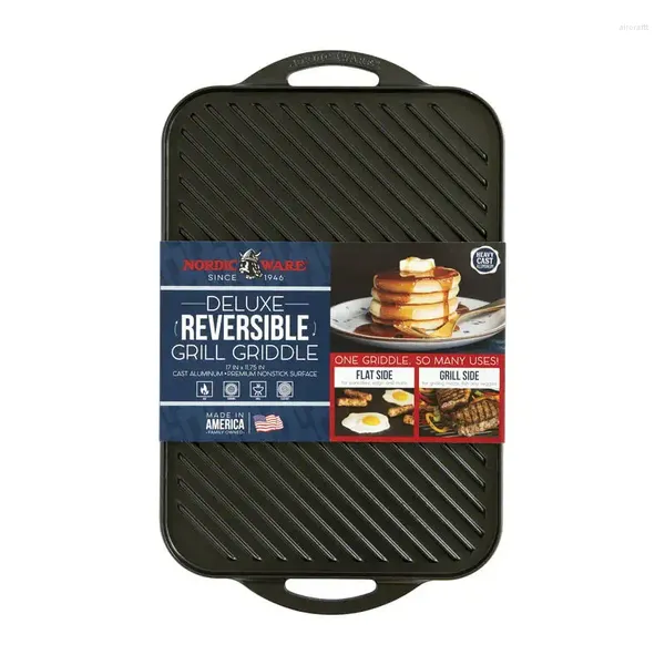 Hornos Eléctricos Plancha Parrilla Reversible De Aluminio