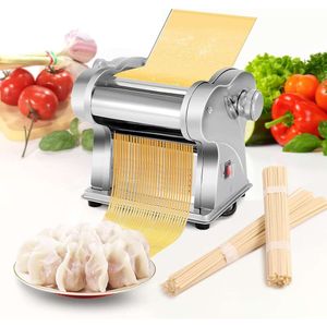 Machine de création de pâtes électriques - Faites facilement de délicieuses pâtes maison!Machine de pressage de nouilles en acier inoxydable pour spaghetti, fettuccine