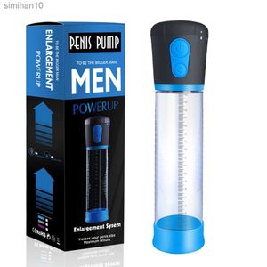 Elektrische Penis Pomp Speeltjes voor Mannen Kunstkut Penis Extender Penis Vacuümpomp Penisvergroting Enhancer Massager Ring L230518