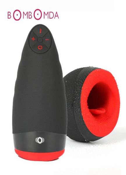 Elektrische Penis Zuigen Vibrator Voor Mannen Mastubatie Cup Sex Machine Penis G spot Stimuleren Stimulator Volwassen Speeltjes Intieme Goed Y7823074