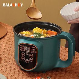 Pot à poêle électrique Multicooker Pot Ragoût Chauffage Oeufs Oeufs Panes de soupe Nouvoies à vapeur Rice Cuisineurs Cuisine Pot Eu Plux 240313