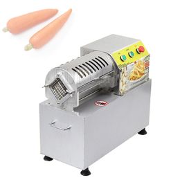 Croustilles électriques faisant la machine frites trancheuse commerciale en acier inoxydable carottes concombres coupe-pommes de terre