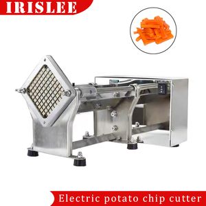 Cutter de pommes de terre électrique Cutter en acier inoxydable French Frises Cutter 110V 220V Vegetable Fruit Tools