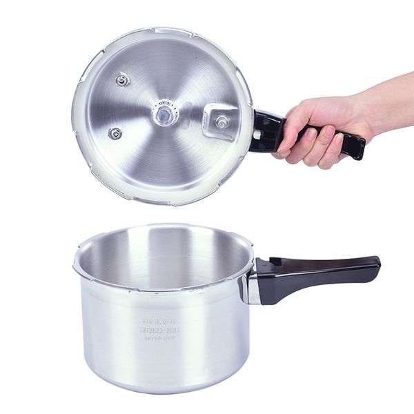 Ollas a presión eléctricas 3L Cocina de aleación de aluminio Estufa de gas Cocina Ahorro de energía Seguridad Al aire libre Camping Utensilios de cocina Comida al vapor 230311