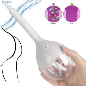 Elektrische Pomp Anale Wasmachine Voor Vrouwen Vaginale Douche Mannen Butt Plug Medische Cleaner Nozzle Seksspeeltjes Volwassen Spelletjes Klysma Douche erotische L230518