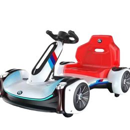 Elektrische Racing Go Karting Cars 390w Dubbel Rijden Big Power Pedaal Go Karts Voor Kinderen Volwassen 12v 7ah Batterij