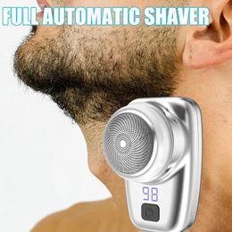 Rasoir électrique pour hommes Mini-rasage Portable électrique Zao Mini rasoir tondeuse à barbe rasoir Mini rasage Portable rasoir électrique Tool240115