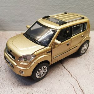 Electric RC Aircraft 1 32 Kia Soul High Simulation Ligloy Auto Model Sound en Light Pull Back Toy Collection Birthday Gift 230329