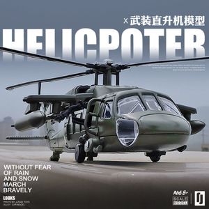 Avión eléctrico RC 1/64 UH 60 Utilidad Black Hawk Helicóptero armado Aleación Diecast Avión Modelo Juguete Combatiente Avión militar Juguetes Regalos 230329