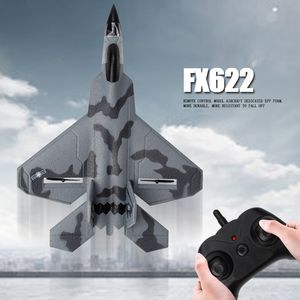 Avion électrique/RC 2.4G planeur RC Drone F22 SU35 avion à voilure fixe lancer à la main drone en mousse télécommande électrique avion RC extérieur jouets pour garçons 230223