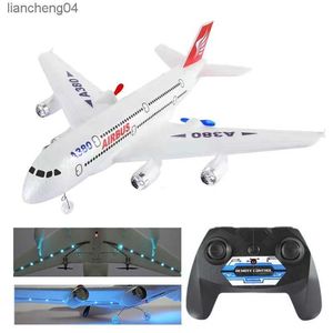 Avión eléctrico/RC Airbus A380 Boeing 747 Avión RC Juguete de control remoto 2.4G Avión de ala fija Gyro Modelo de avión al aire libre con motor Regalo para niños