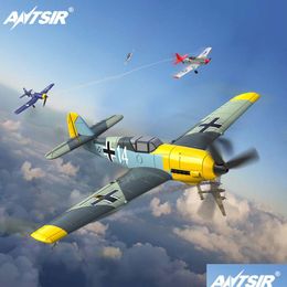 Avion électrique/Rc Antsir Rc Epp 400Mm Zero/P40/Bf109/Spitfire 4-Ch avion 2.4G 6 axes voltige Rtf à une clé, jouets Otckf