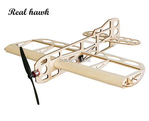 Elektrische RC Vliegtuigen Balsahout Vliegtuig Model GEEBEE 600mm Spanwijdte Kit Woodiness model HOUTEN VLIEGTUIG voor Hand Entry Level Building 230616