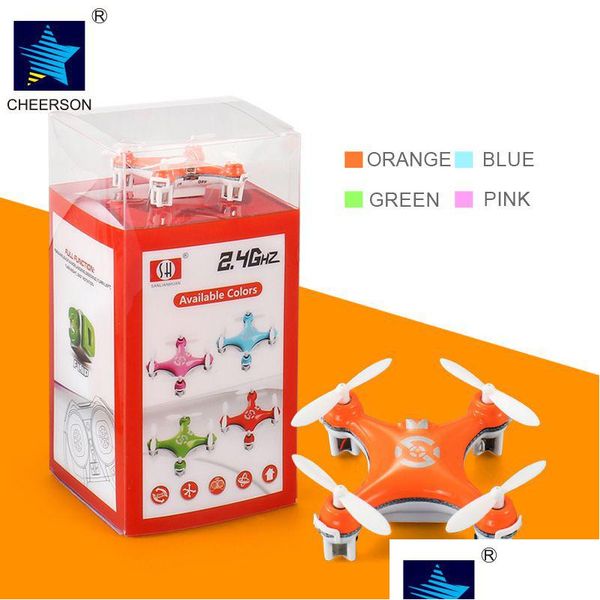 Avión de chengxing de aeronaves eléctricas/RC Avión 2.4G Mini Drone Drone Cuatro eje para niños Comando distante de juguete CX10 Drop entrega Dhzux