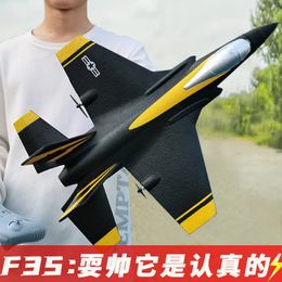 Electric/RC Aircraft F35 F22 J-20 Fighter 2.4G 3ch EPP RC Airplane 315 mm Wingspan Remote Control Plane Warbird RTF Flight Toys for Boys Kids 230512